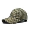 New Men's and Women's Spring and Summer Plaid Baseball Cap Fashion Cap Outdoor Breathable Sunscreen Hip Hop Hat