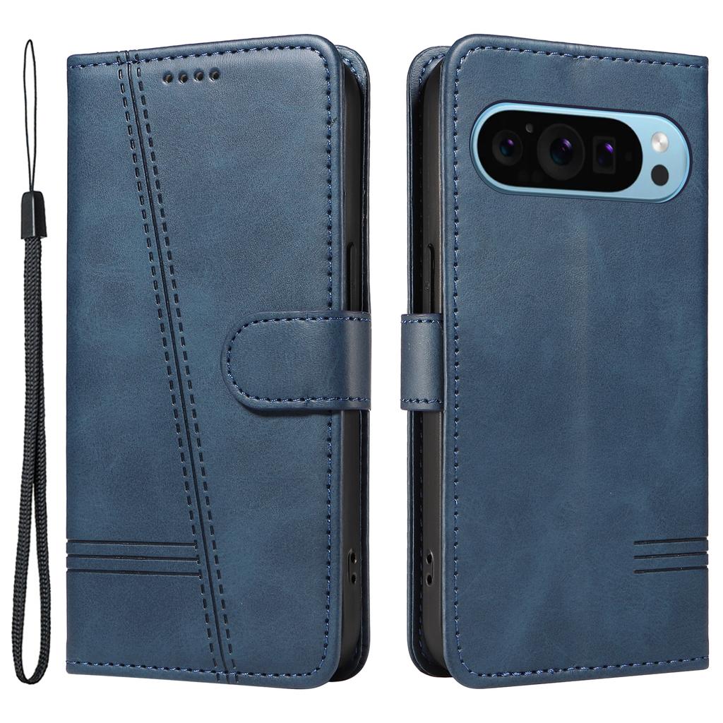 For Google Pixel 10 Pro/10/9 Pro/9 Case Leather Book Flip Phone Cover Wallet Stand View