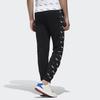 Adidas Knitted Sweatpants Men's Black Moderate Cuffed Pants FM6076