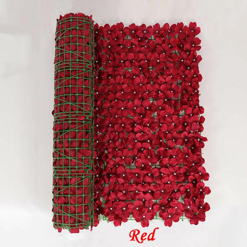 

Lightweight Artificial For Cherry Blossom Fence Cover For Quick Setup On Existing Structures With No Tools Required красный