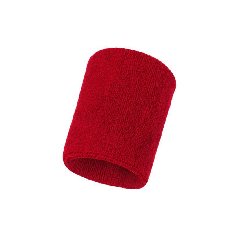 Solid Color Sweat-Absorbing Wristband for Sports & Fitness