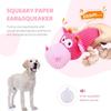 1pc Dog Plush Toy for Chewers, Dog Squeaky Toys,Stuffed Animals Toys with Cotton Material and Crinkle Paper,Durable Chewing Toys