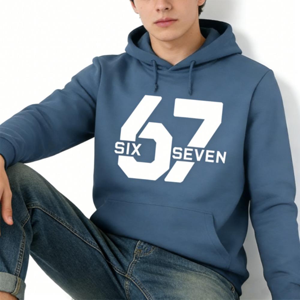 Spring Autumn Kids Hoodies Funny Letter 6 7 Print Hoodies Pullover Boys Casual Sweatshirt Tees Top Outdoor Long Sleeve Clothing Girl Hoodies