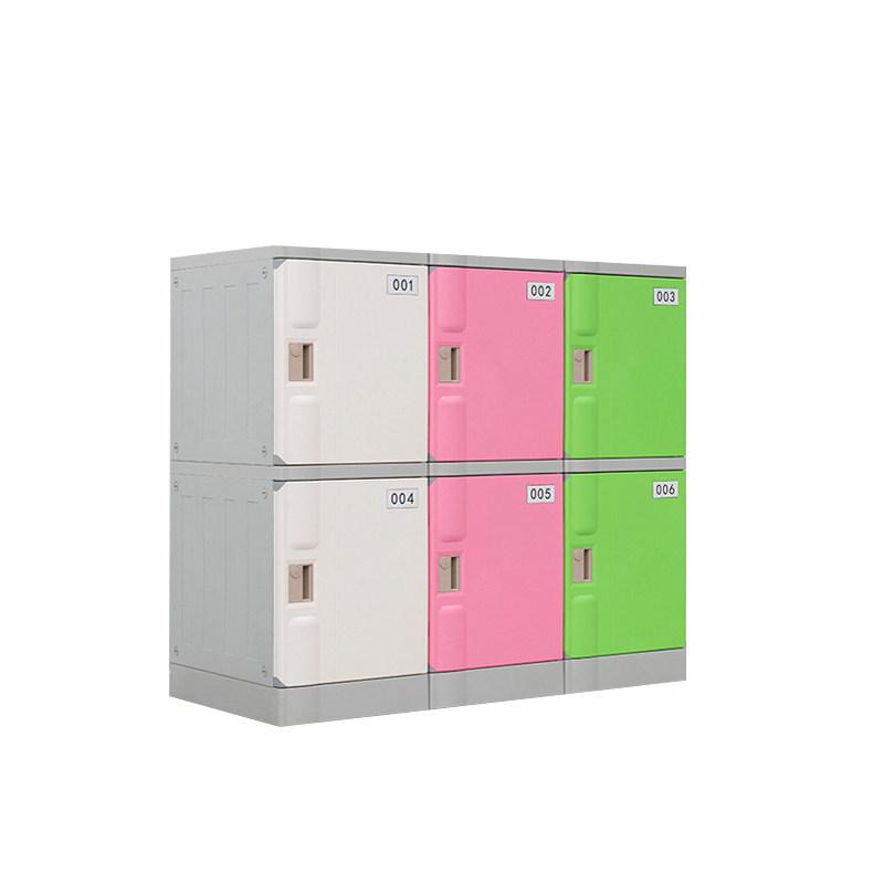 ABS Plastic Student Storage Cabinet with Fingerprint Lock, Anti-collision, Anti-mildew Features