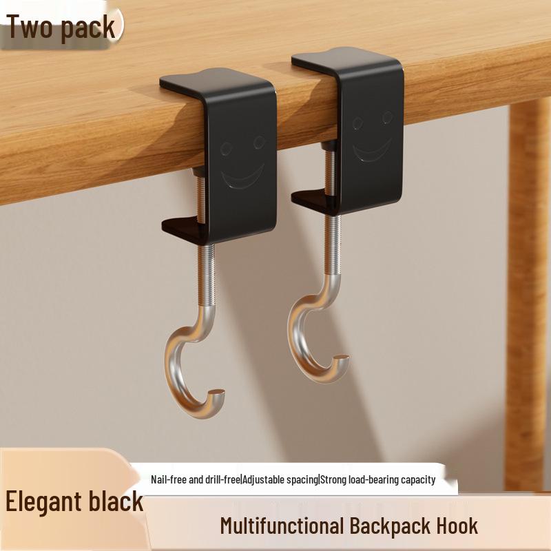 Durable Adjustable Non-Adhesive Hook for Schoolbags and More