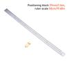 Aluminum Woodworking Ruler with Positioning Block Carpenter Measuring Tool for Precise Measurement In Carpentry Projects