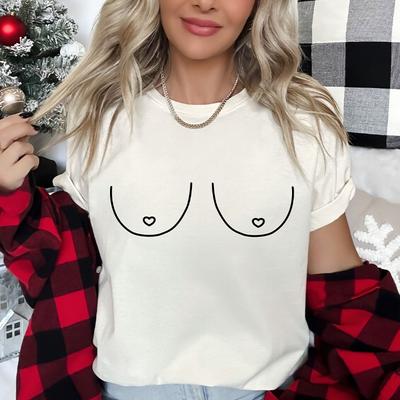 Dámská košile s prsama 3D tisk Dámské triko Feminismus Tričko s prsama Trička s prsy Titty Tshirts Gender Equality Awareness Oblečení