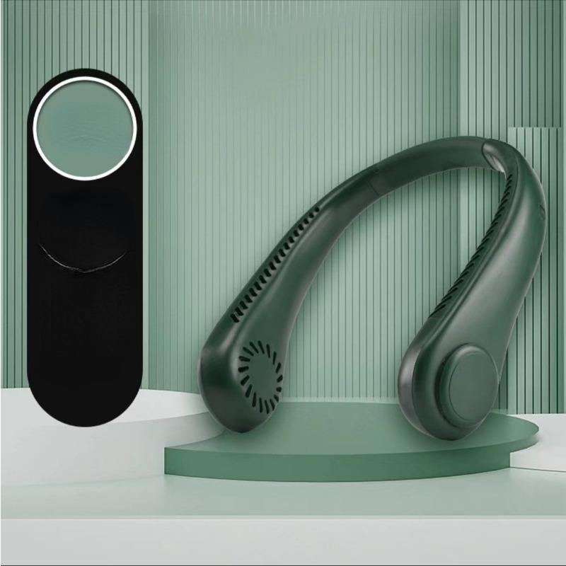 1pc Rechargeable Portable Neck Fan - Bladeless Personal Fan For Outdoor Sports - Hands-Free Cooling Solution