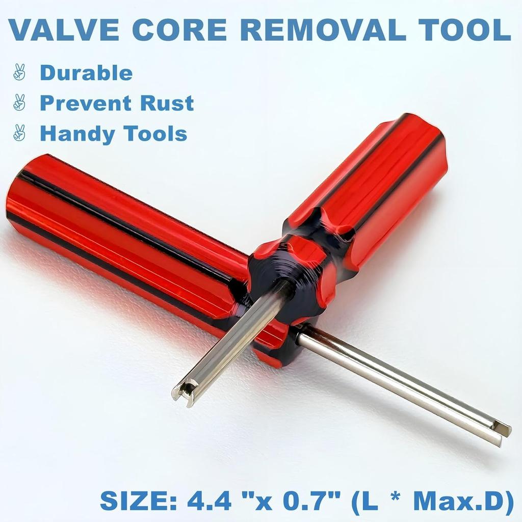 5Pcs Tire Valve Stem Removal Tool - Premium Single Heads Valve Core Remover,Great Tire Valve Tool For Schrader Valve Cores (5Pieces Single Heads