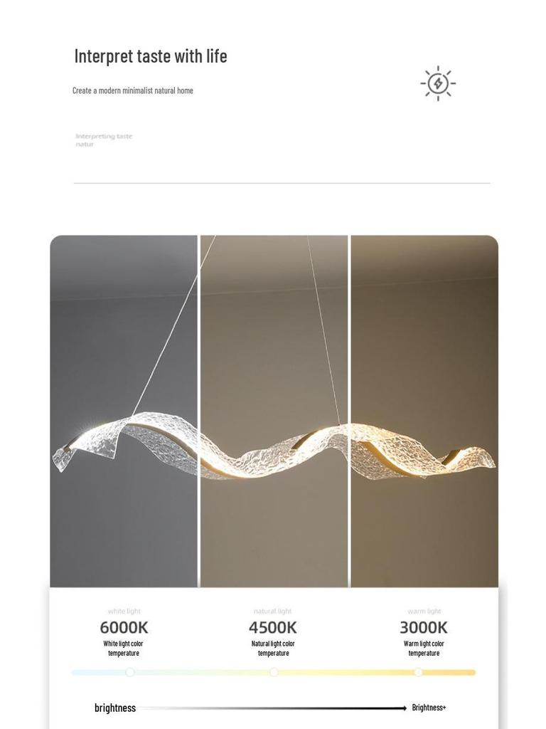 Nordic Starry Sky Wave Chandelier - Modern Designer Lighting for Restaurants, Hotels, Bars, and Tea Rooms
