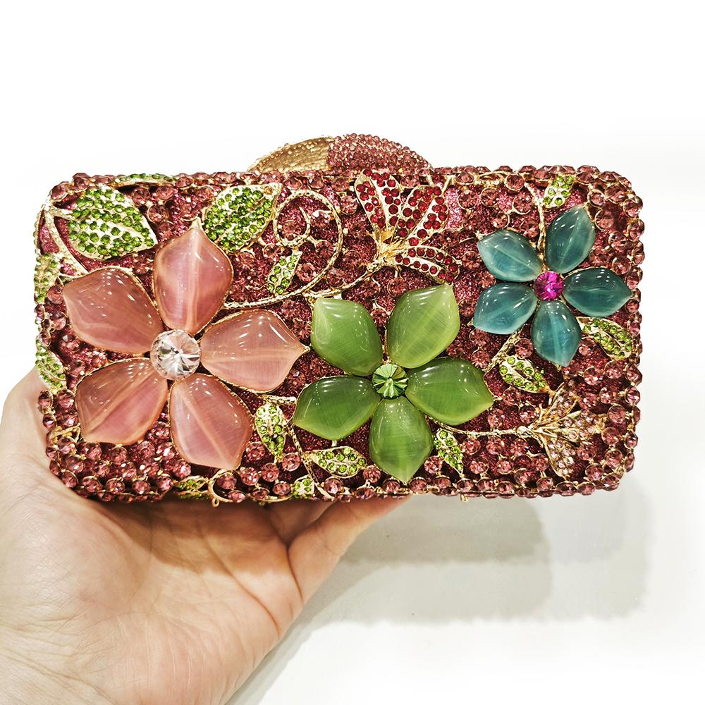 

Silver Stone Women Diamond Evening Bag Luxury WHTUOHENG Crystal Formal Rhinestone Clutches New Party Dinner Bag Banquet Purses 18cmX12cmX6cm