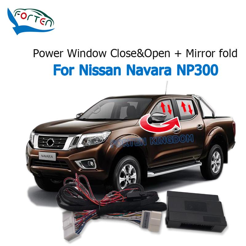 Forten Kingdom Car  Mirror Fold Auto Window Close Open Kit Module For Nissan Navara Frontier NP300 2016-2025 Left hand driver 12V