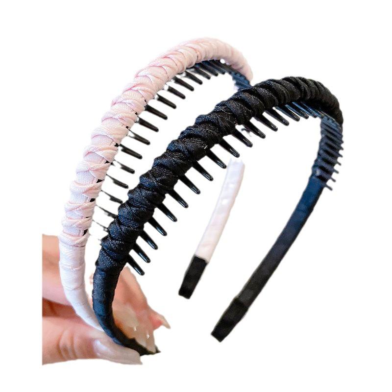 Hairband Headband for Women, Non-slip Hair Pressing and Face Washing, Special for Hair Tidying, Fashionable Headdress with Teeth