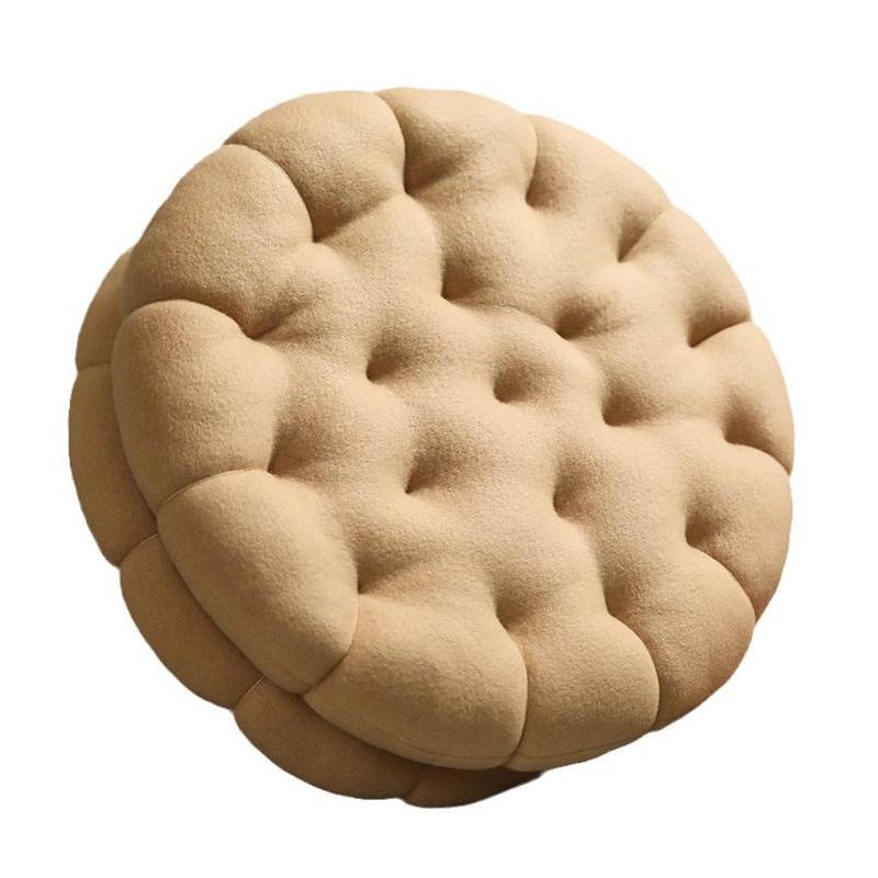 Cute And Creative Japanese Style Cookie Pillow For Office Nap And Sofa Decor абрикосовый