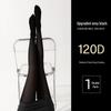 Ultra-Thin Black Silk Stockings: High-Transparency, Anti-Hook, Bare Leg Effect Pantyhose for Women - Perfect for Spring and Autumn