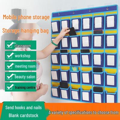 Wall-Mounted Classroom Cell Phone Storage Bag