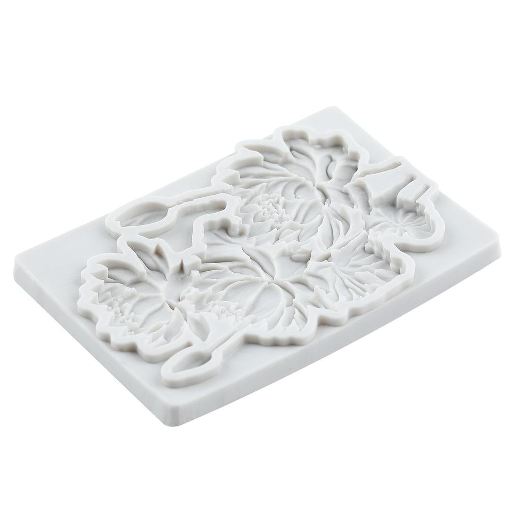 Silikonová forma Lotus Forma na fondán s lotosovým květem Nástroje na zdobení dortů Topper na cupcake Cukroví Pryskyřice Hlína Čokoláda Gumpasta Forma