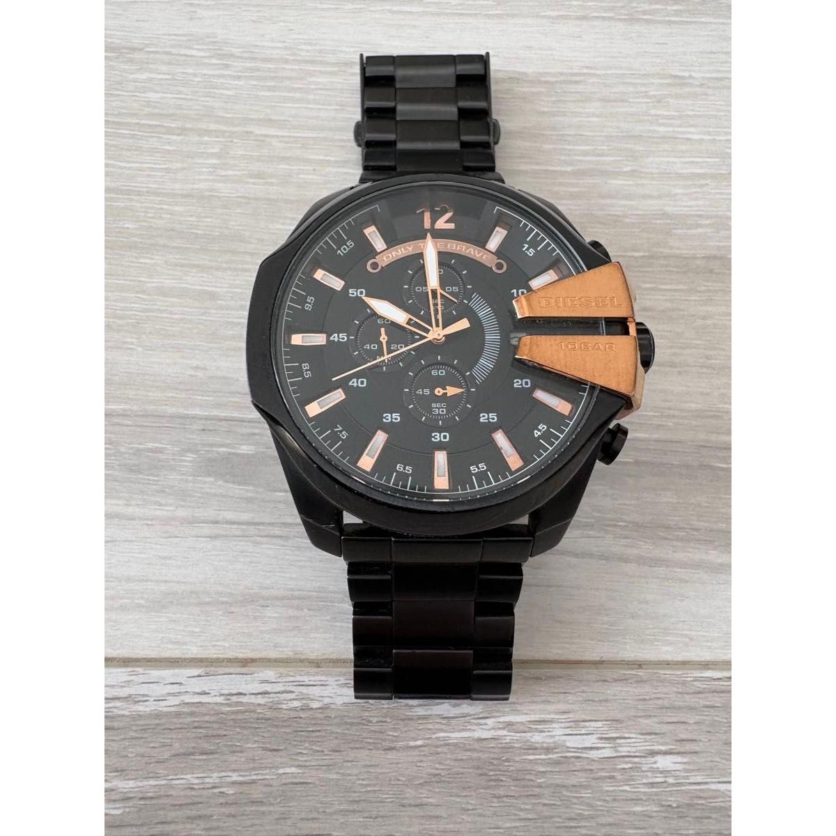 Used Diesel watch DIESEL Mega Chief DZ4309 Men s Black