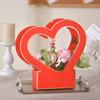 Heart Flower Box Romantic Wrapping Paper Box Women Gift Basket Tote Bag Gift Wrap Paper Love Flower Basket Wedding Supplies