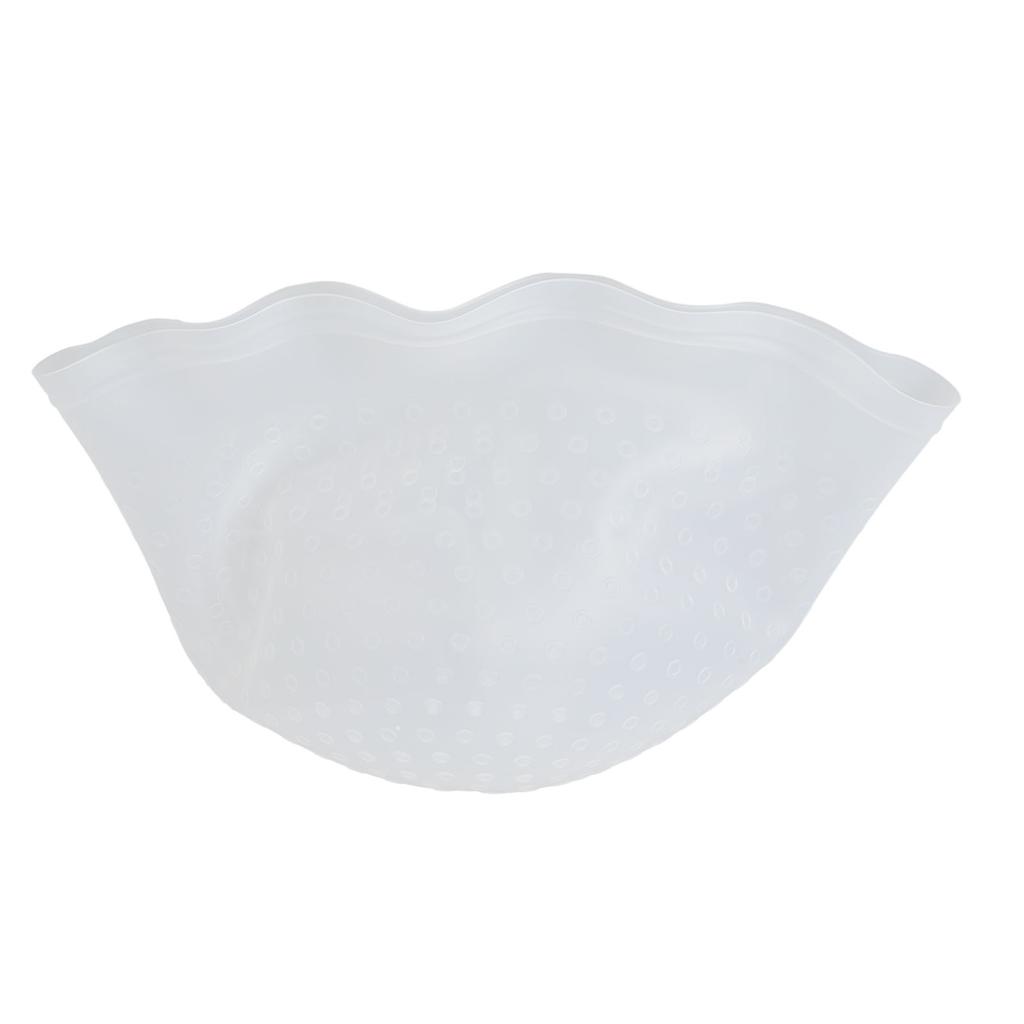 Hair Highlight With Hook Needle Silicone Hair Staining Home Hair Salon Transparent Hair Dye Hat