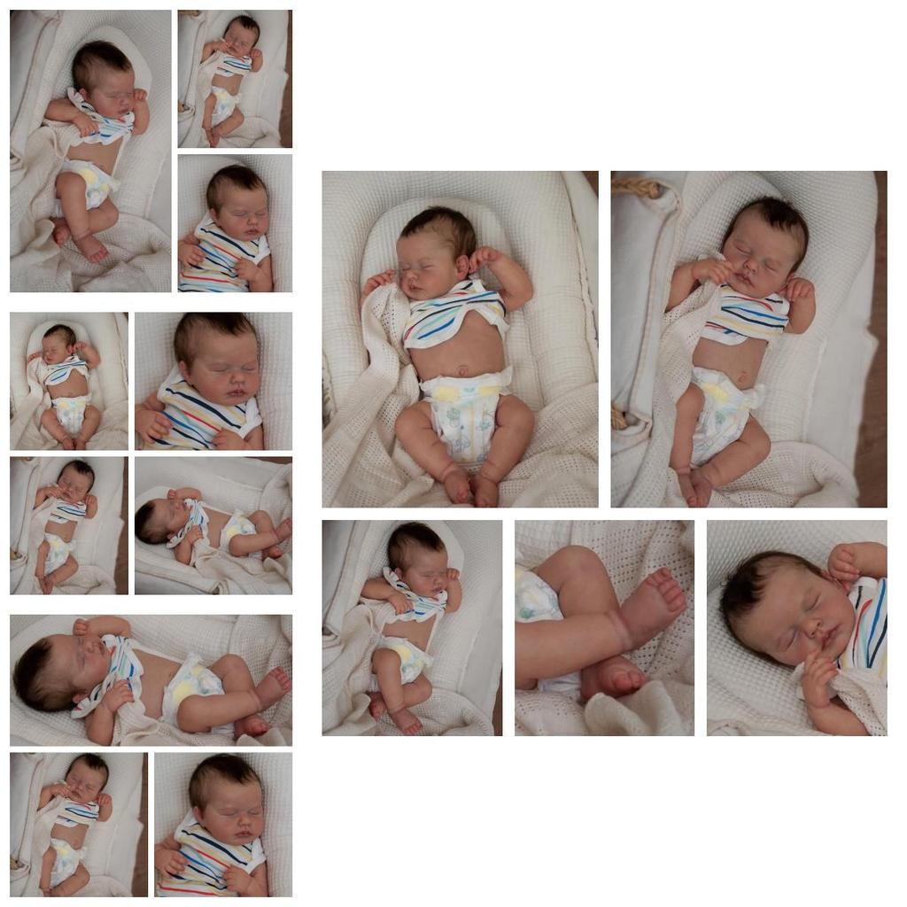 Npk 19-inch Reborn Loulou Silicone Baby Doll Realistic And Adorable Toy For Children Ages 4-6 Years