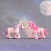 1 Stück Cartoon Niedliche Pegasus-Puppen Einhorn Anime Actionfigur Pony Sukkulenten Montage Ornamente Geschenke Spielzeug für Kinder
