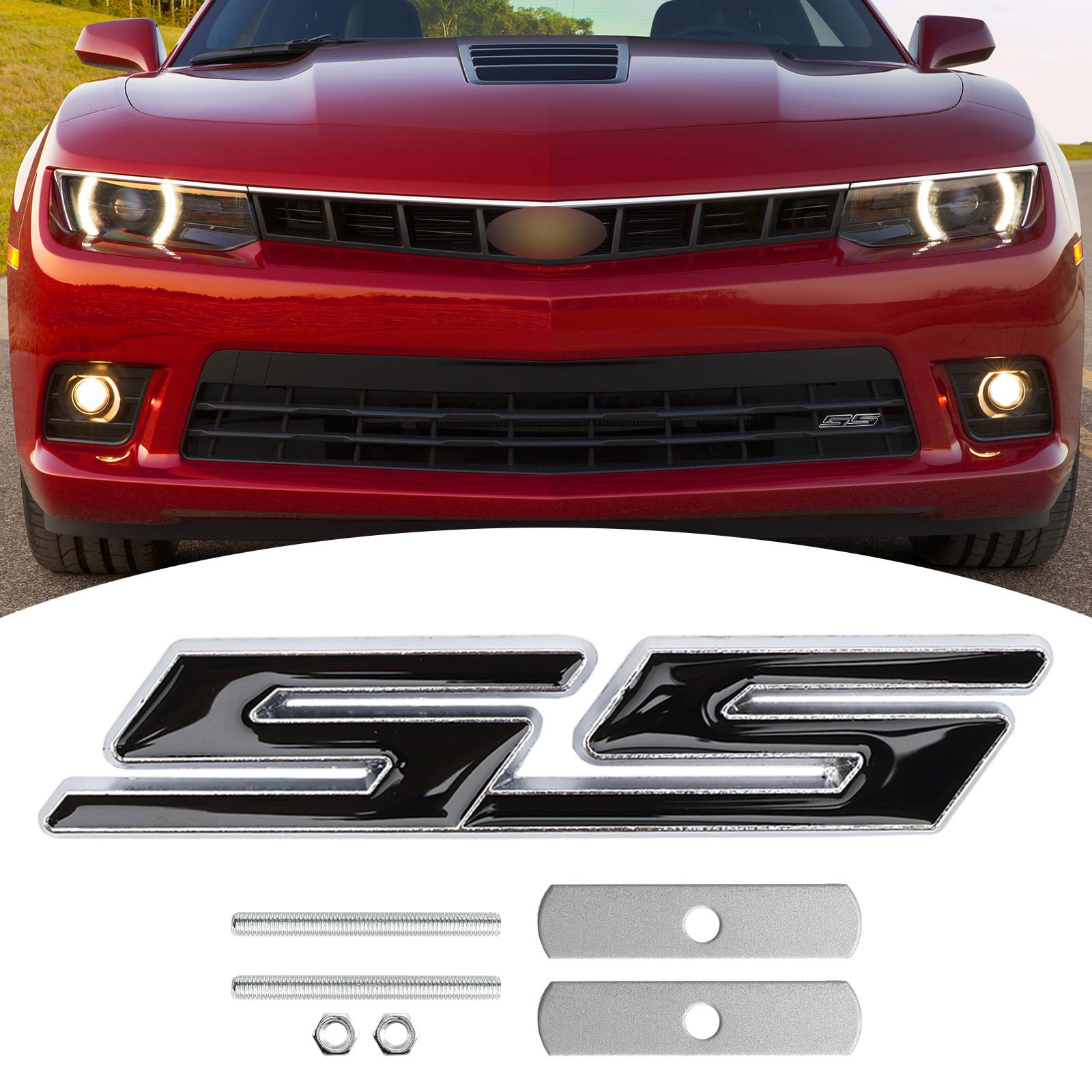 

Наклейка Эмблема SS на Решетку Радиатора для Chevrolet Camaro Impala чёрный