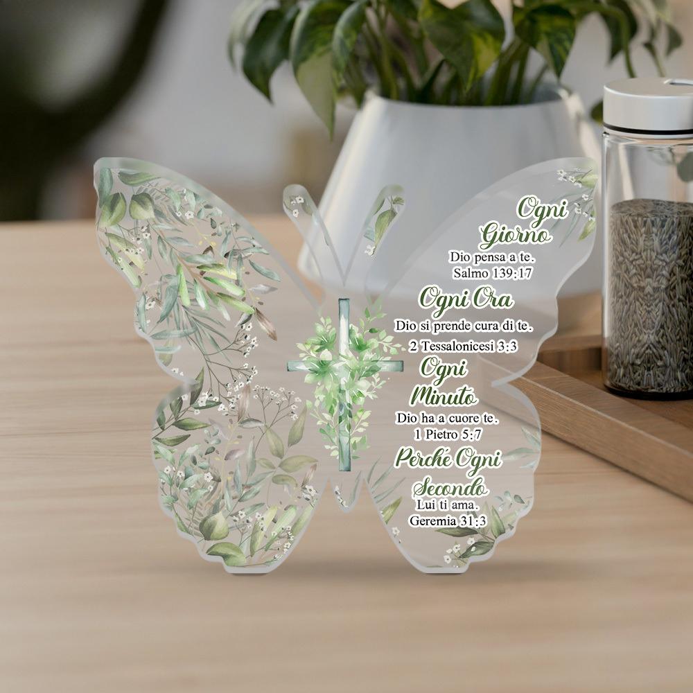 Every Day God Thinks of You. Psalm 139:17 Every Hour God Takes Care of You - Acrylic Desktop Ornament, Four Seasons Decoration