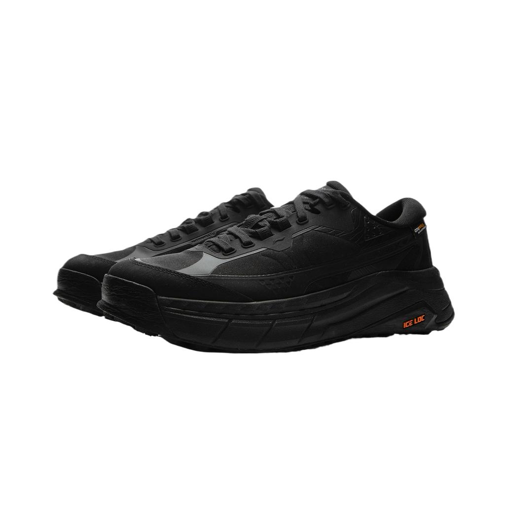 Li Ning Fabric Synthetic Leather Sports Round Toe Minimalist Comfortable Waterproof Wear-Resistant Low-Top Lifestyle Casual Shoes AGLW107-1