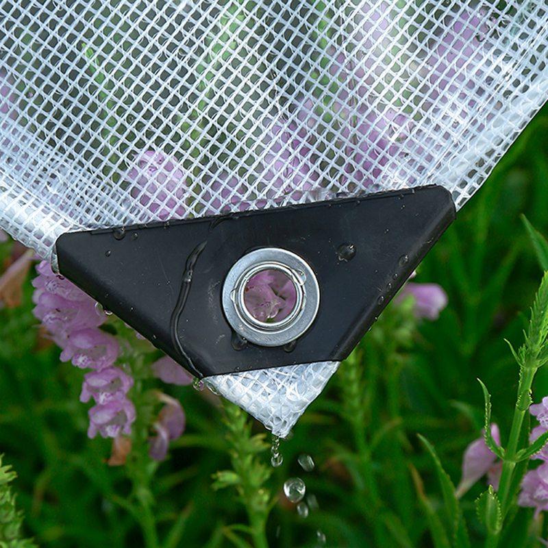 PVC Tarpaulin Succulent Plants Rain Cover Balcony Windproof Rainproof Cloth Terrace Gazebo Waterproof Canopy Garden Clear Tarp