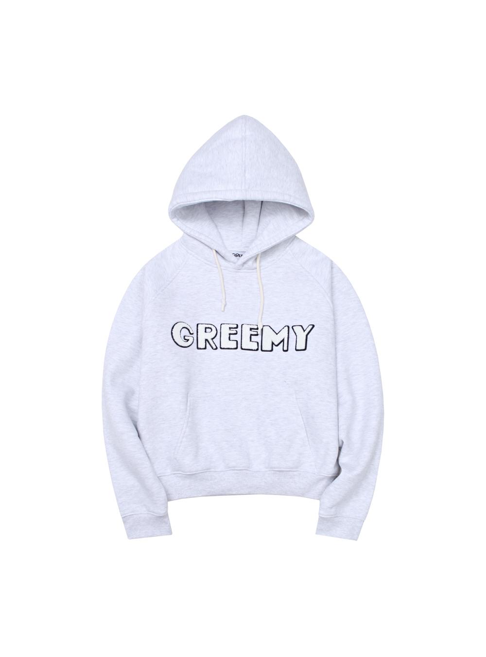 Grimi Bookle Logo Hoodie(Melange Grey) L