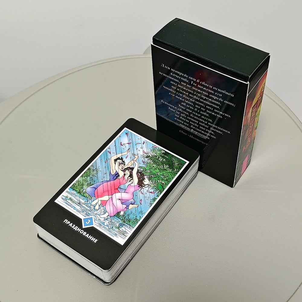10.3*6cm Osho Zen Tarot Deck: The Transcendental Game of Zen 78 Pcs Tarot Cards In Russian Language