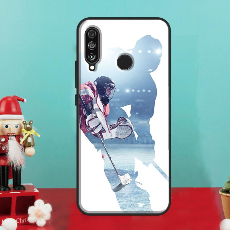 Ice Hockey Player For Huawei Nova 10 9 SE 12i 12s 11i 8i Y90 Y60 Y70 Y72 Y73 Y61 Y91 P30 P40 Lite P60 Pro Case