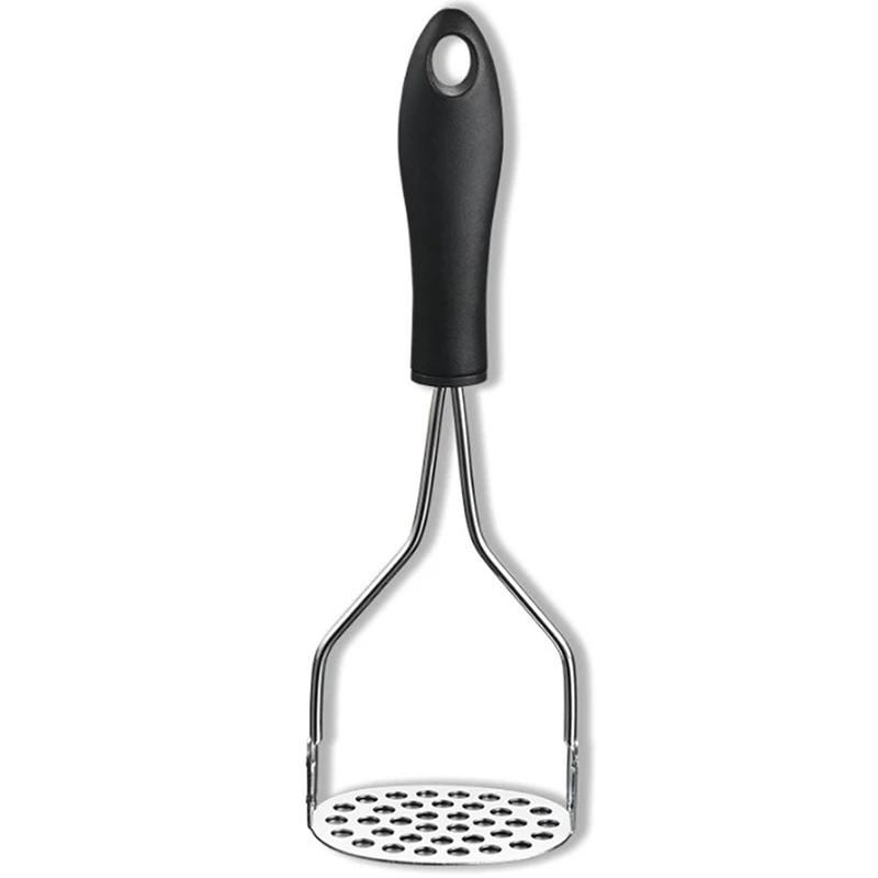 430 Potato Press Stainless Steel Potato Press Manual Masher Kitchen Gadget Potato Garlic Press