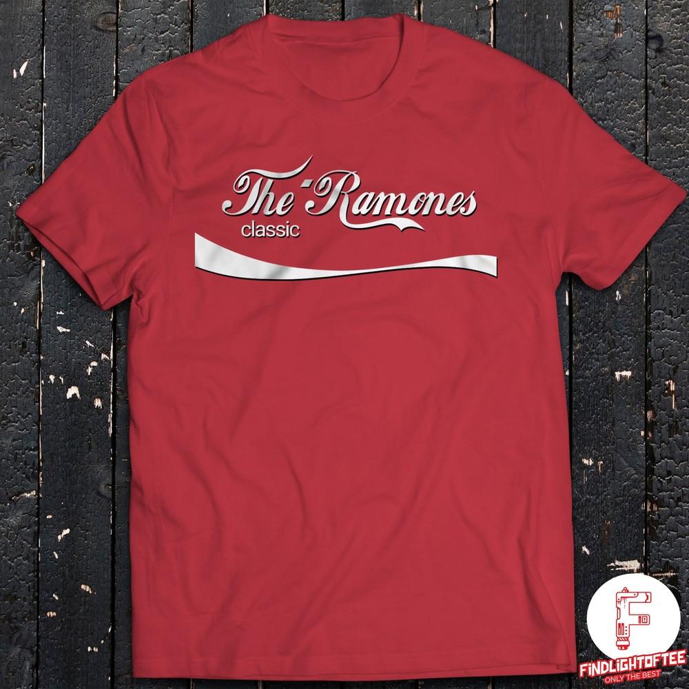 Классическая футболка Ramones Джои Рамон Джонни Ди Ди Томми Марки Ричи Элвис С. J. Футболка Unisex S