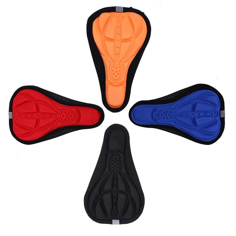 Colorful 3D Mountain Bike Saddle Cover - Fixed Gear Cushion Seat Accessory
