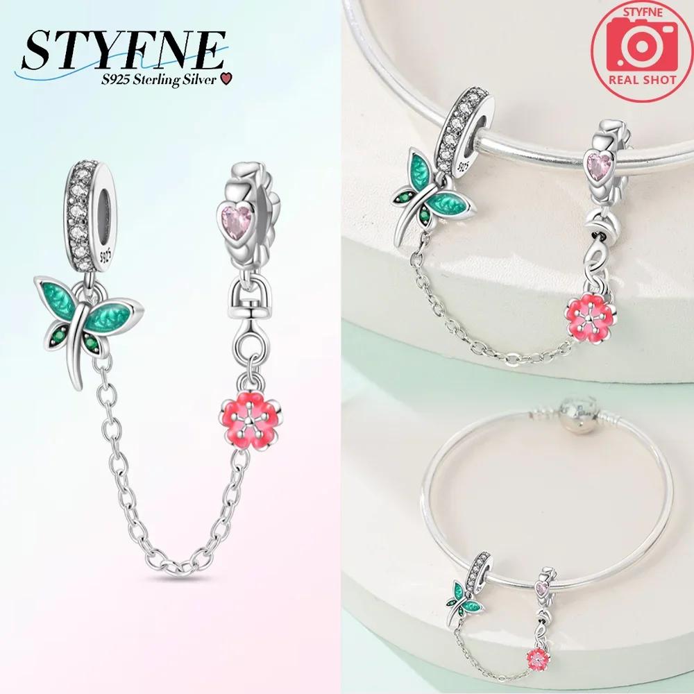 Original 100% Copper Clasp Clip Bead Star Moon Safety Chain Fit Original Bracelet Diy Jewelry Making Women Gift