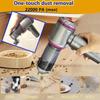Quiet Handheld Auto Vacuum 6000mAh Battery 35 Minutes Runtime 8 Multiple Surfaces Attachments for Home Camping Cleaning