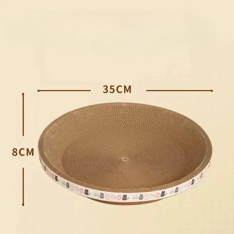 

Гофрированная когтеточка для кошек, когтеточка для домашних кошек, игрушки для стачивания когтей, круглая, овальная, износостойкая, кровать-гнездо для кошек, аксессуары для кошек