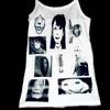 Vintage Gothic Y2K Crew Neck T-shirt for Men and Women: Retro Loose Fit with European and American Gothic Print