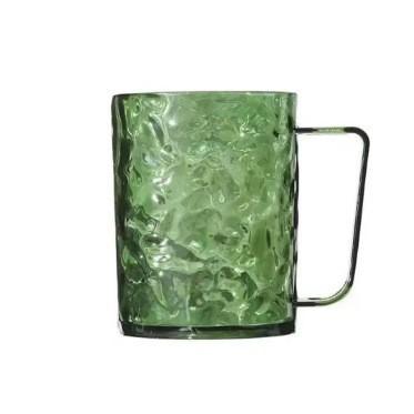 Tazza portaspazzolini in plastica con texture ghiacciaio per ripostiglio in bagno Organizzatore moderno minimalista per lavandino 350ml