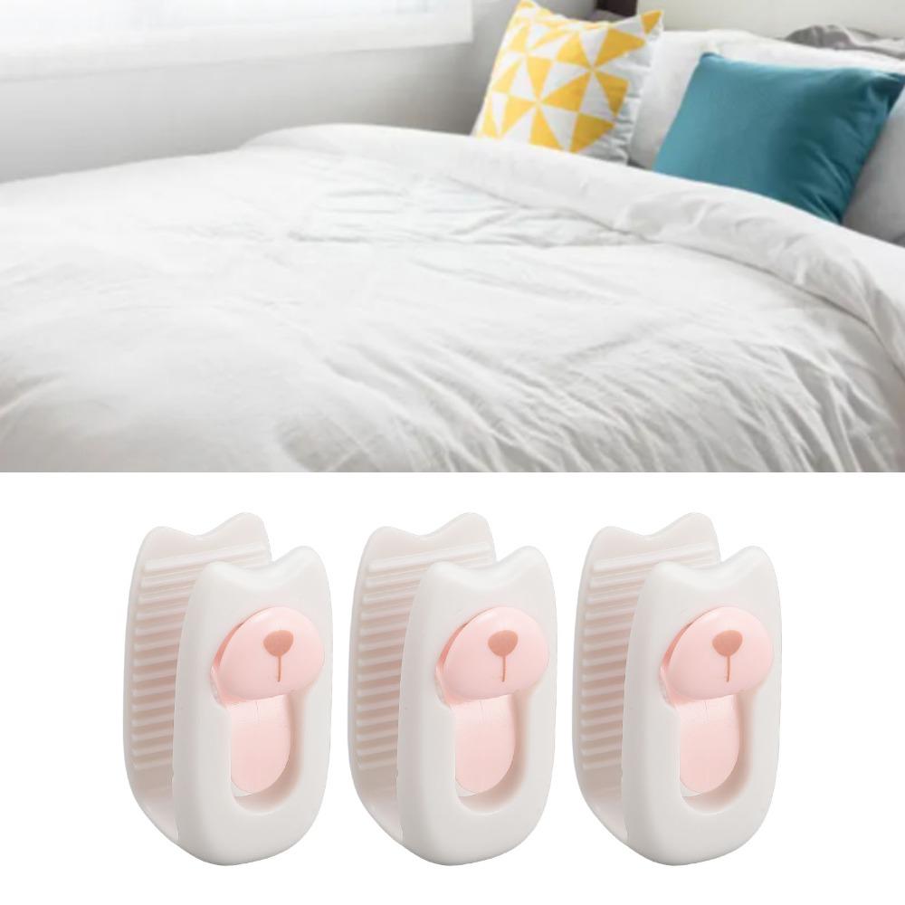 12Pcs ABS Duvet Clips Bear Shape Down Quilt Fasteners Cute Comforter Fasteners  Comforter