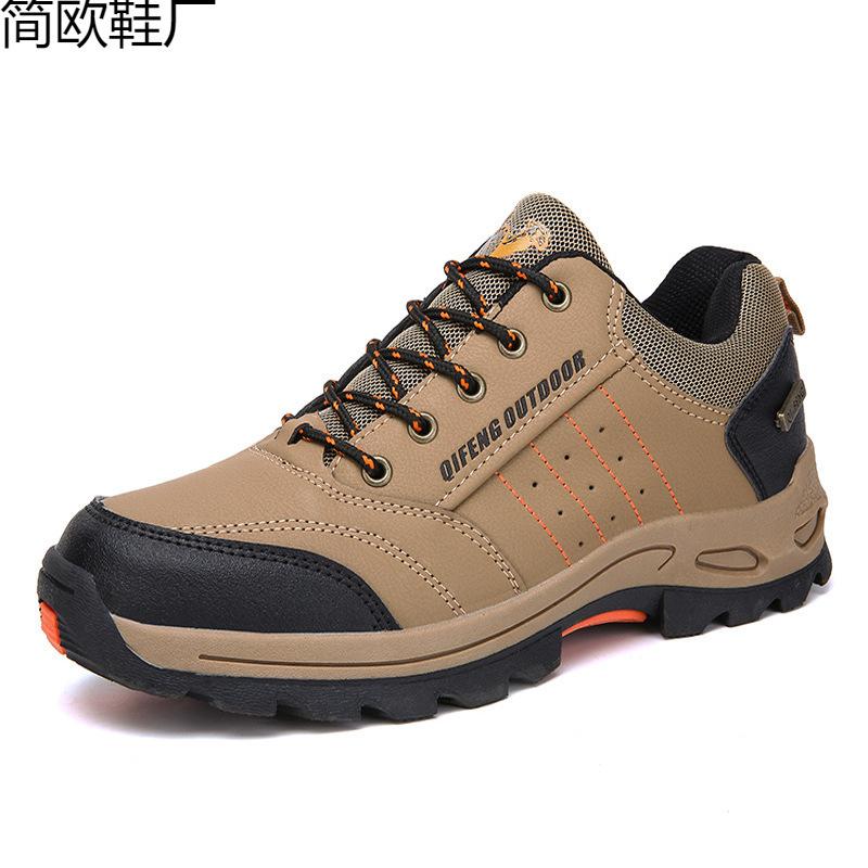 Autumn and winter large size outdoor warm hiking shoes sports shoes dad hiking shoes leisure travel men