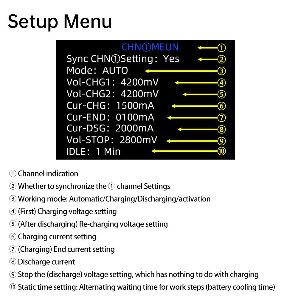 Newest 8 Channel 18650 Battery Capacity Internal Temperature Tester DC 12-19V Auto Charging/Discharging Module Battery Tester