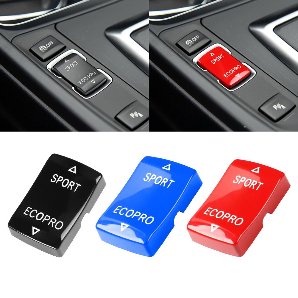 Premium Quality ABS Rubberized Car Replace Gear Mode Switch Button Trim for BMW