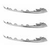 3X 2228857800 Car Front Bumper Right Side Chrome Trim Strip For Mercedes-Benz W222 S Class 2018 2019 2020-A99D