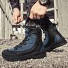 Men's Waterproof Leather Desert Tactical Boots Non-Slip Work Safty Shoes Breathable Non-Slip Hunting Hiking Work Boots