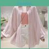 Summer Lightweight Solid Color Satin Shirt With Polo Collar For Casual Wear