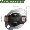 134048800 Dryer Thermostat Suitable for Multiple Models Easy Installation Replacement Part for Efficient Operation