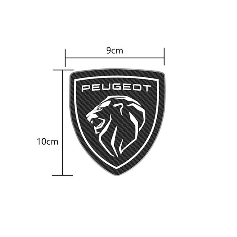 Stainless Steel Car Rear Sticker Front Emblem Steering Wheel Logo for Peugeot Lion Badge 308 3008 2008 306 307 408 407 5008 508